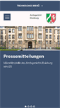 Mobile Screenshot of amtsgericht-duisburg.de